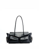 Chianti Black Long Shoulder Bag