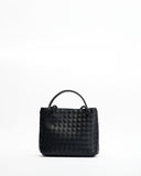Étoile Woven Leather Mini Bag - Black
