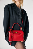 Cloudy Rouge Structured Bag