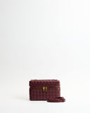 Lady Bordeaux Weave Vanity Bag