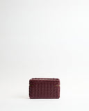 Lady Bordeaux Weave Vanity Bag
