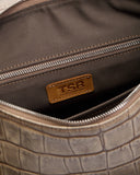 Madaline Textured Leather Structured Bag