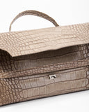 Madaline Textured Leather Structured Bag