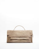 Madaline Textured Leather Structured Bag