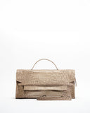 Madaline Textured Leather Structured Bag